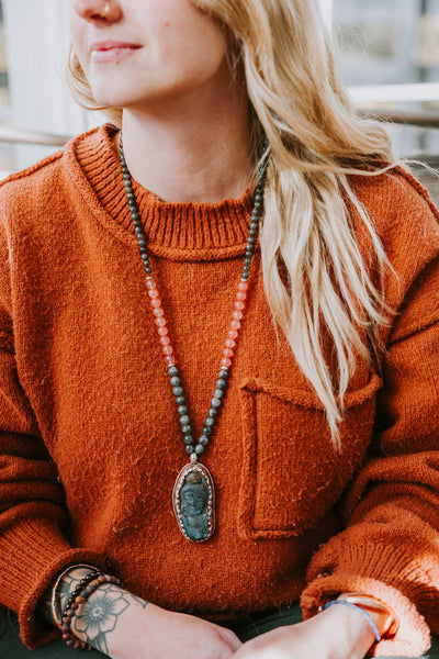 Mala Beads Guanyin Goddess of Compassion Mala ML971