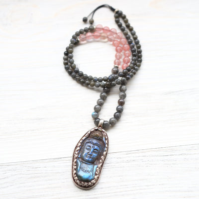 Mala Beads Guanyin Goddess of Compassion Mala ML971