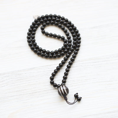Mala Beads Pyu Dzi Protection Mala ML970