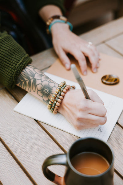 Mala Beads Sandalwood Mala & Bracelet Set