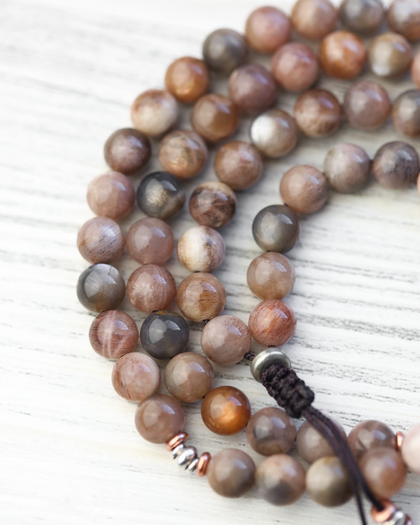 Mala Beads Sun & Moon Heart Healer Mala ML976