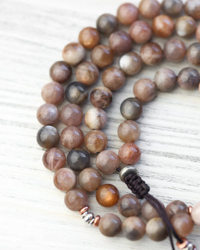 Mala Beads Sun & Moon Heart Healer Mala ML976