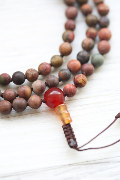 Mala Beads The Ritual™ Mala - Matte Riverstone ML961