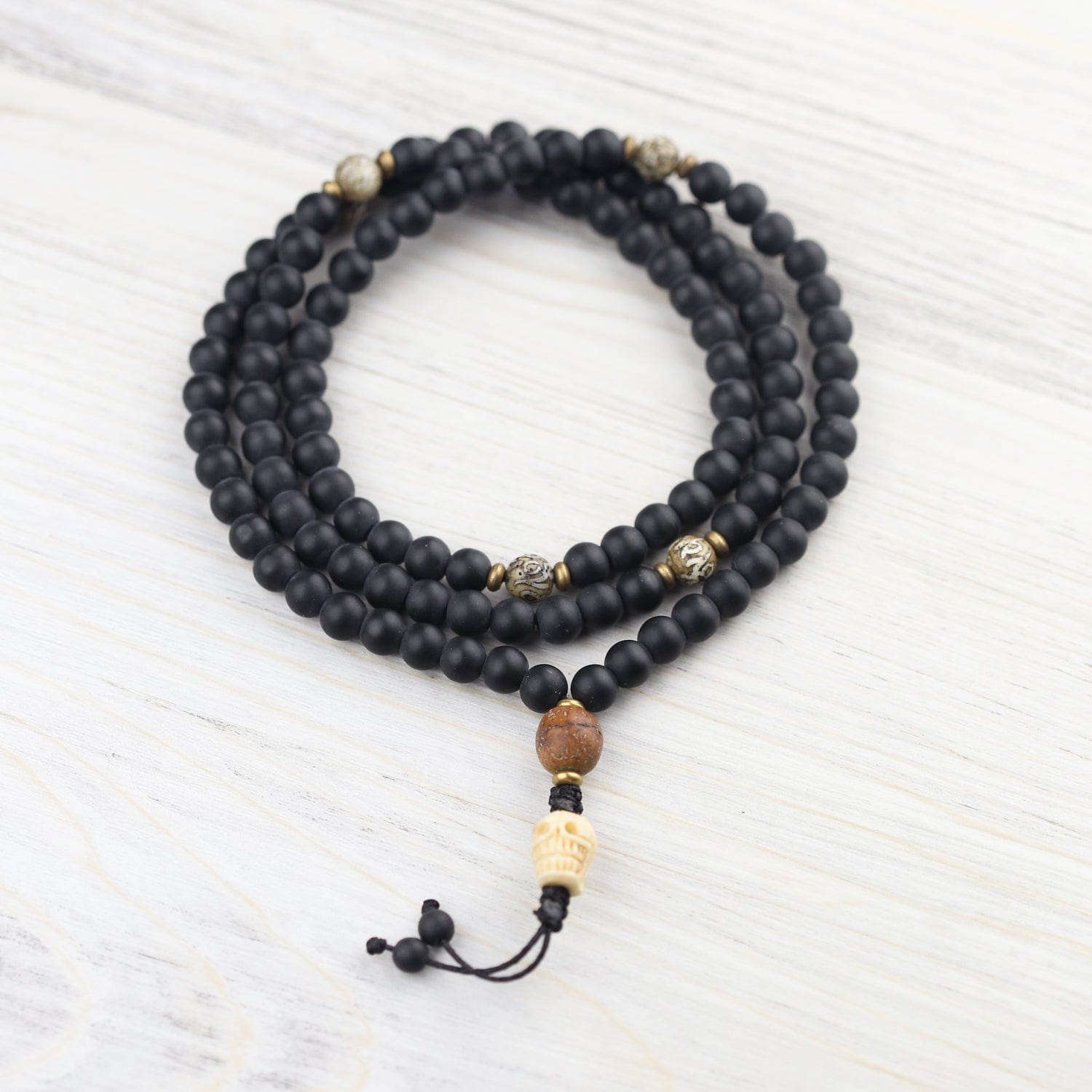 Mala Beads Three Marks of Existence Mala ML903