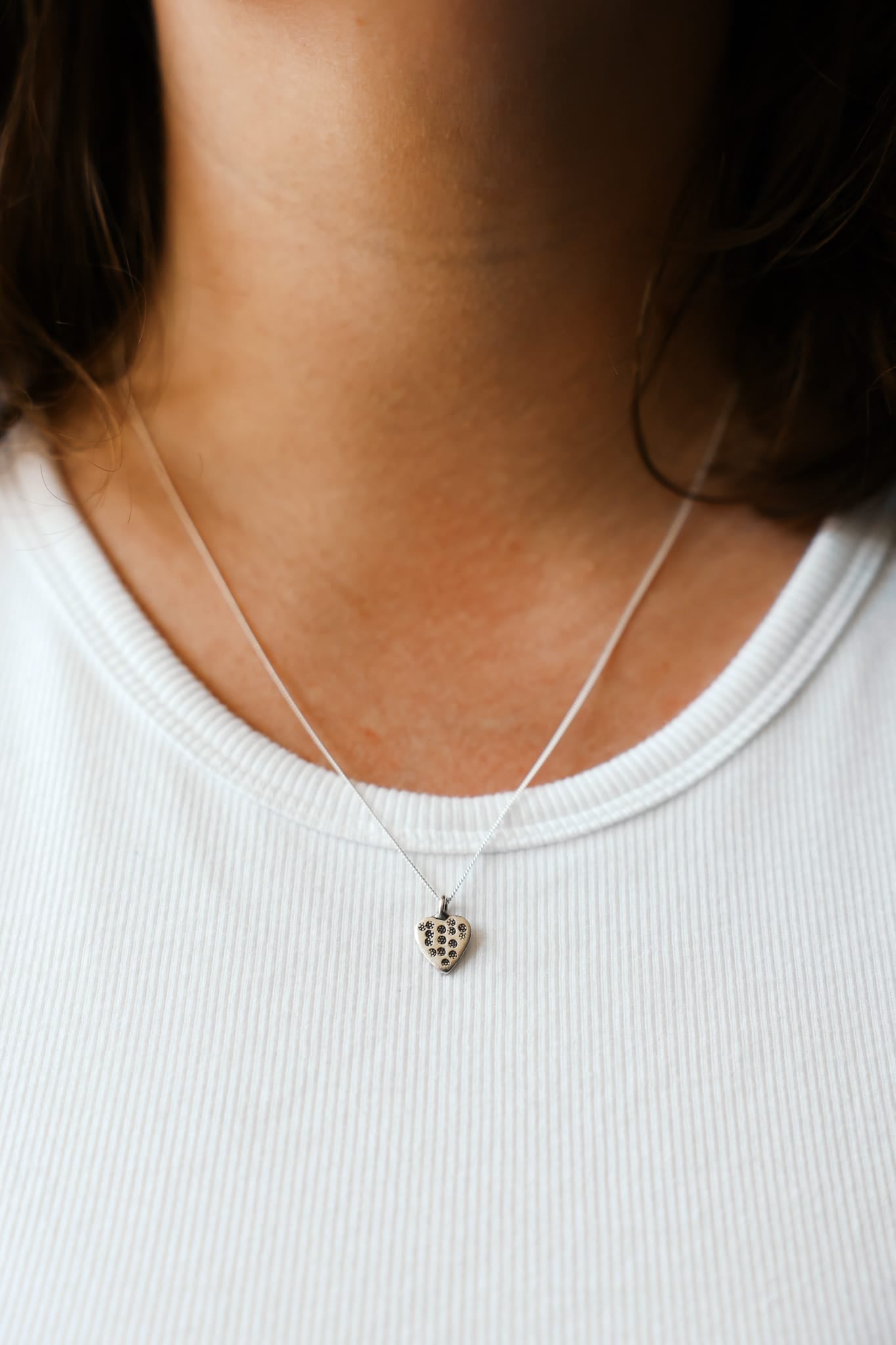 Necklaces Fortune Heart Necklace Everyday Symbol Necklace JN860.heart