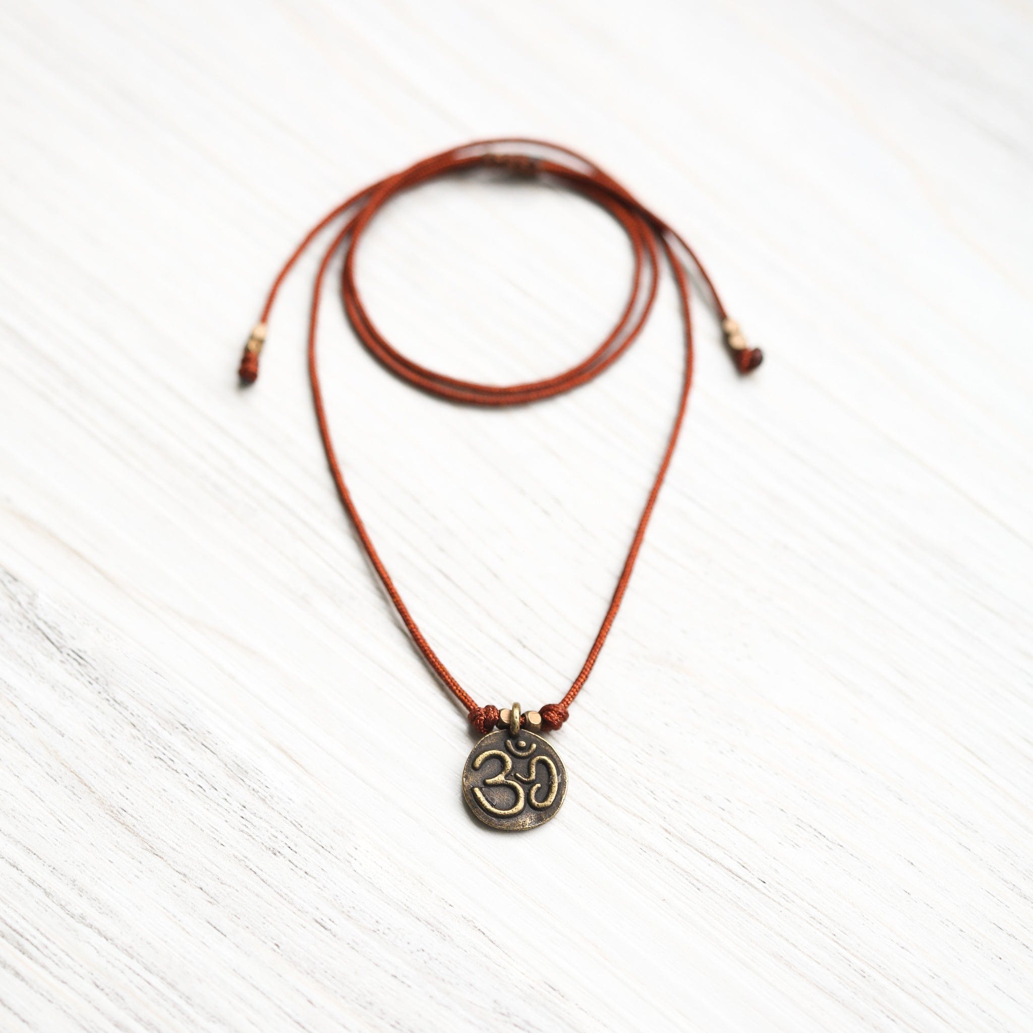 Necklaces Healing Om & Lotus Necklace JN829