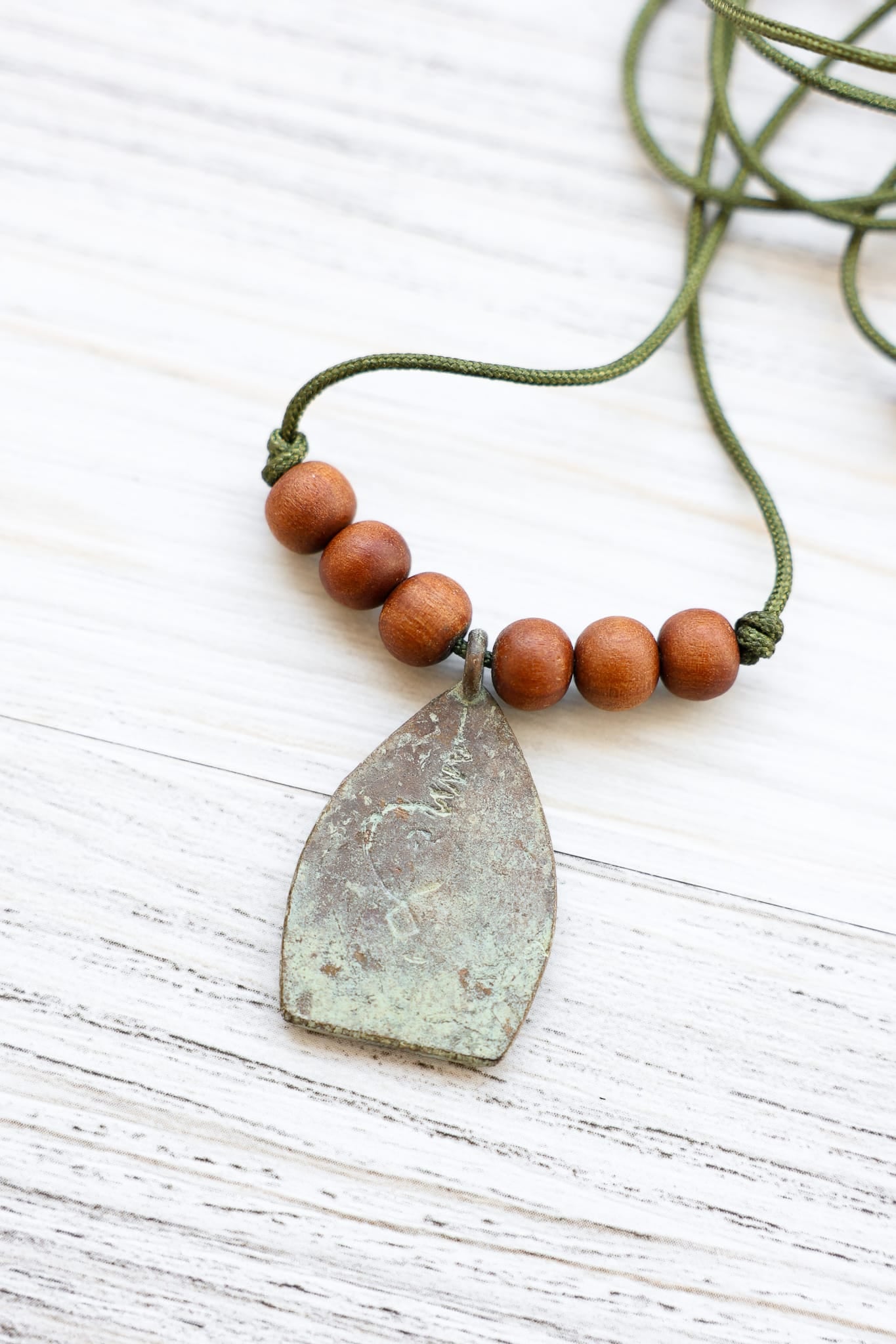 Necklaces Vintage Patina Thai Buddha Amulet Necklace JN856