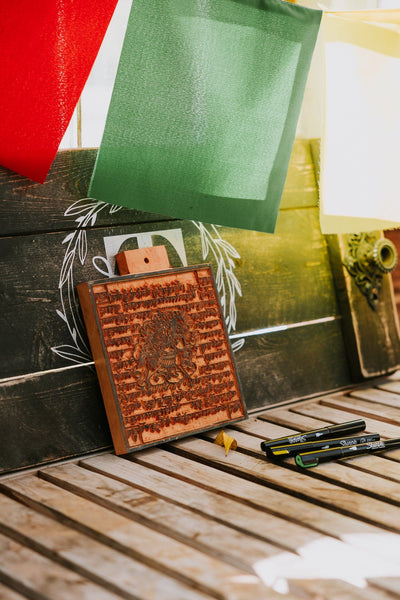 Prayer Flags Himalayan Wood Printing Blocks