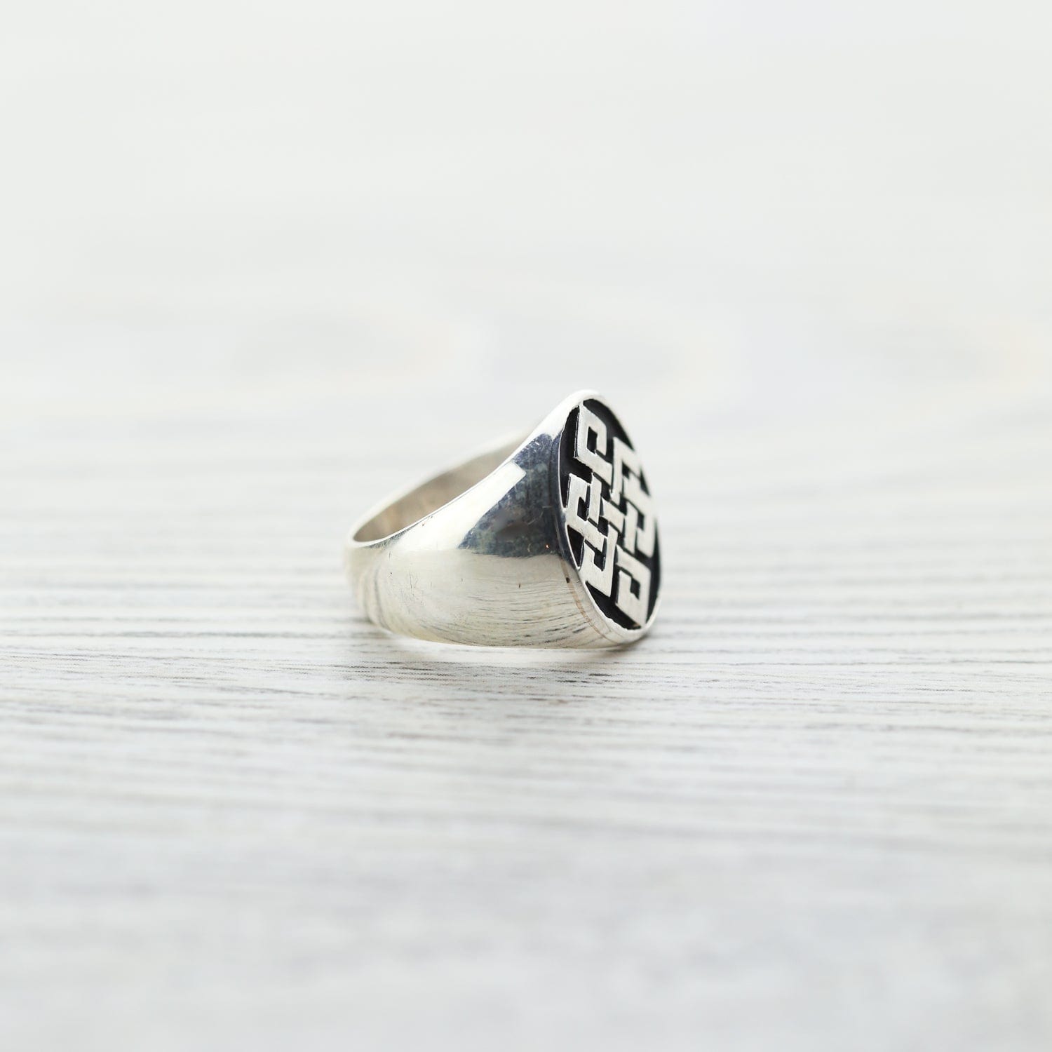 Symble Ring Ancient Symbol Signet Ring - DharmaShop