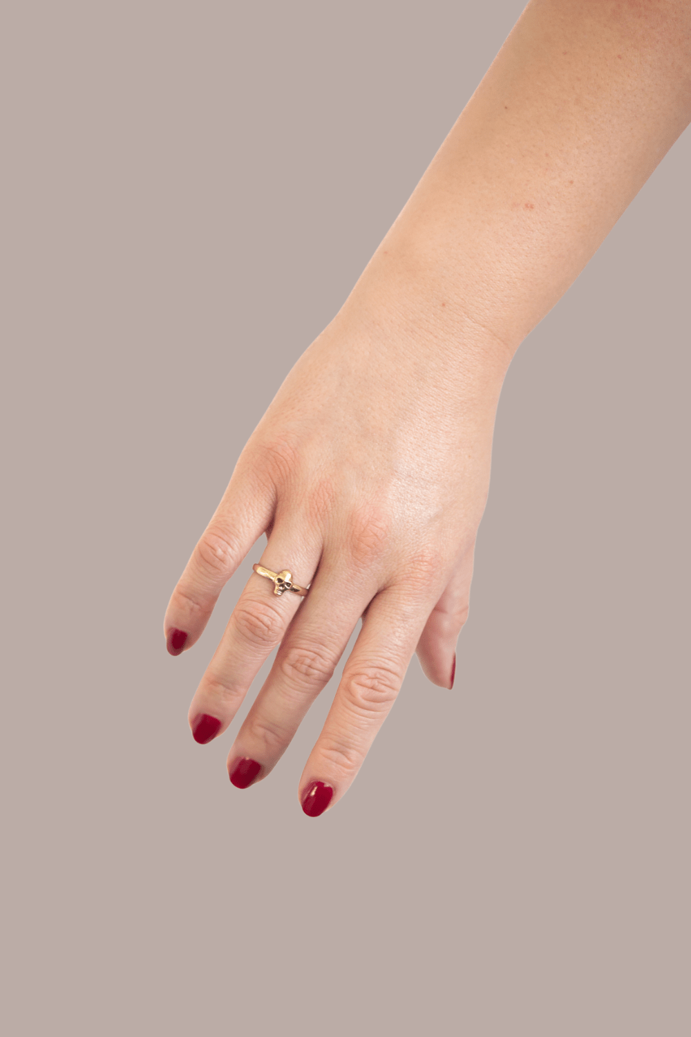 Rings Brass Skull Impermanence Ring