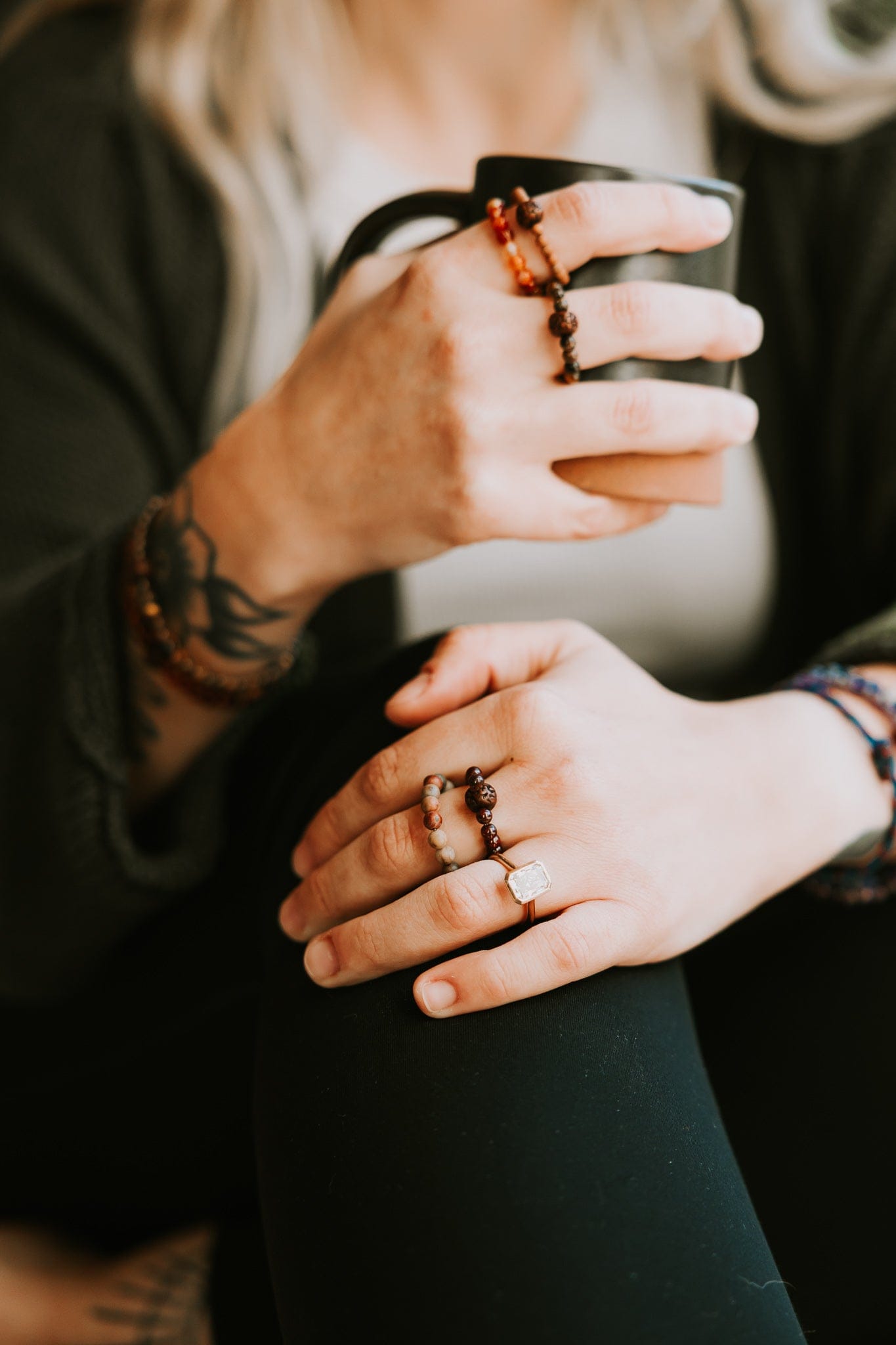 Rings Buddhist Affirmations Rings