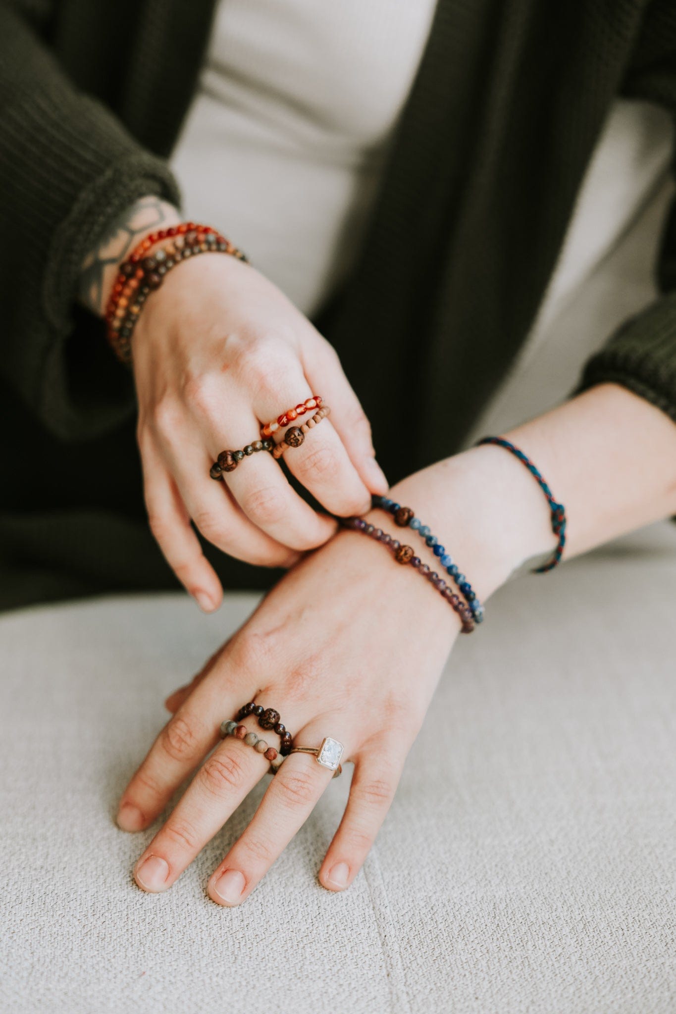 Rings Buddhist Affirmations Rings