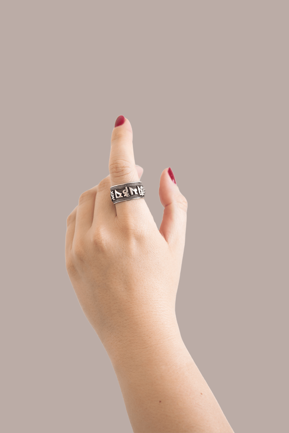 Rings Tibetan Mantra Men's Ring