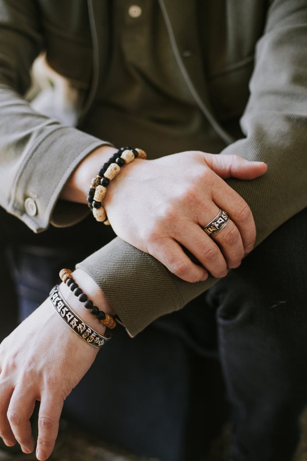 Rings Tibetan Mantra Men's Ring