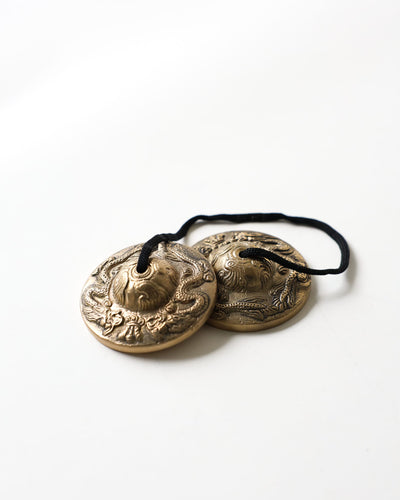 Ritual Items Dragon Tingshas Handcrafted Tibetan Tingsha Cymbals RC012