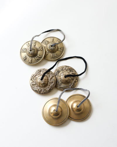 Ritual Items Handcrafted Tibetan Tingsha Cymbals