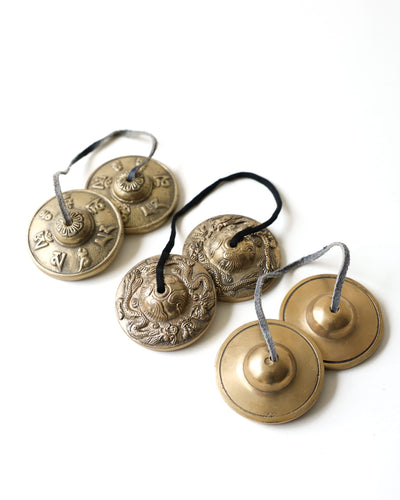 Ritual Items Handcrafted Tibetan Tingsha Cymbals