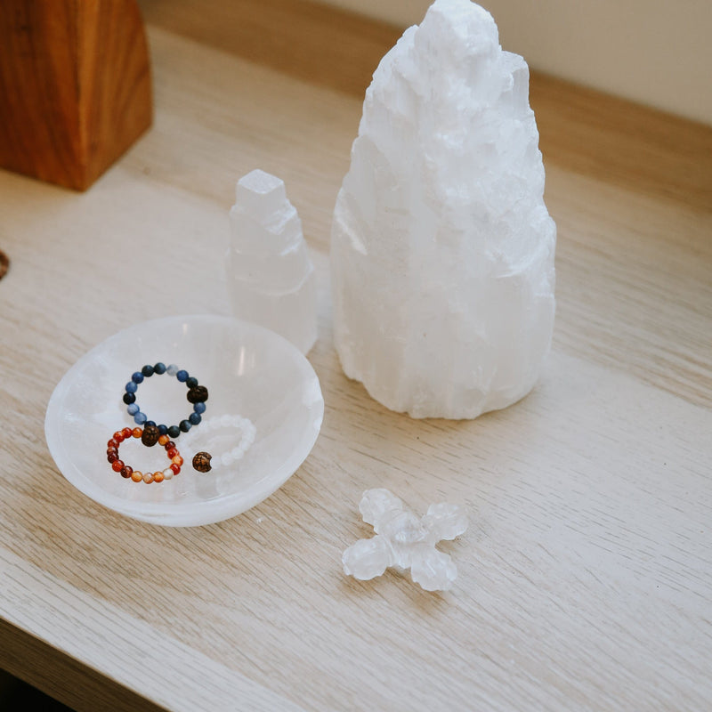 Ritual Items Himalayan Crystal Double Dorje Hand-Carved st313