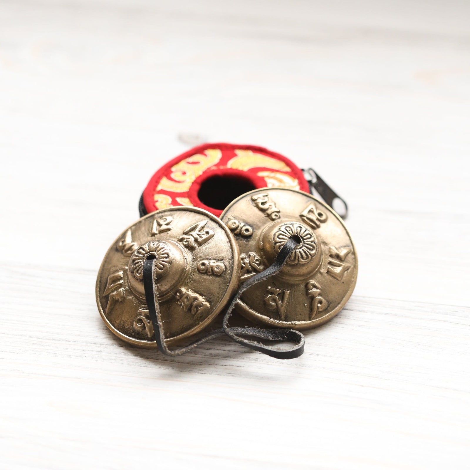 Ritual Items Om Mani Mantra Tingsha Set RC011