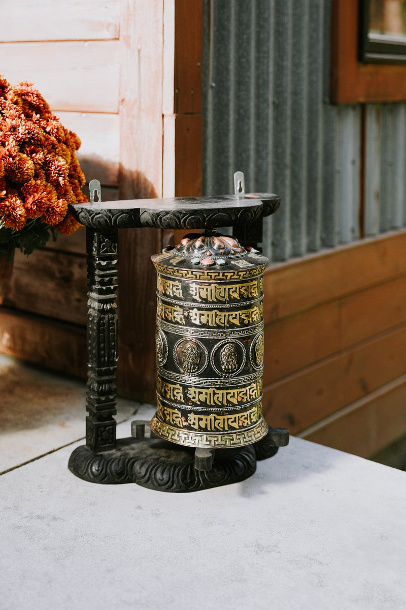 Ritual Items Sacred Temple Prayer Wheel RP034