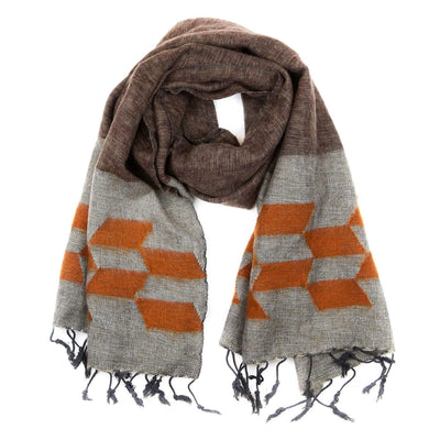 Scarves Mountain Spirit Multicolor Himalayan Scarf FB538-2
