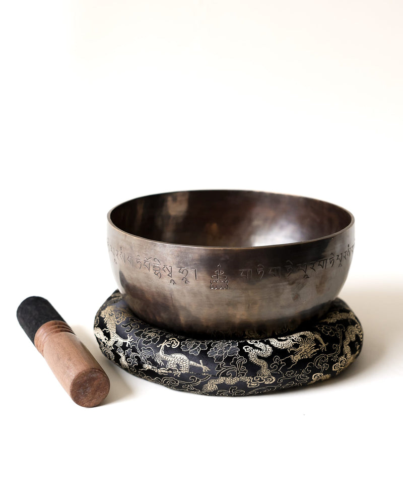 Singing Bowl Accessories Black Large Singing Bowl Ring Cushion SZ045