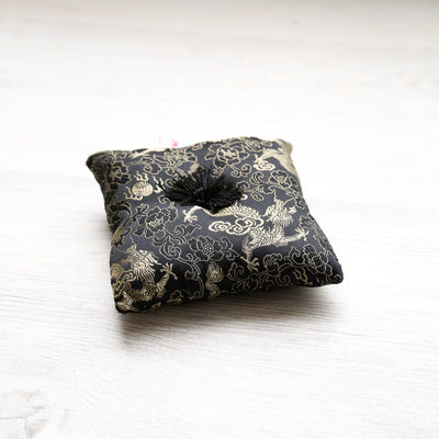 Singing Bowl Accessories Black Singing Bowl Pillow SZ041