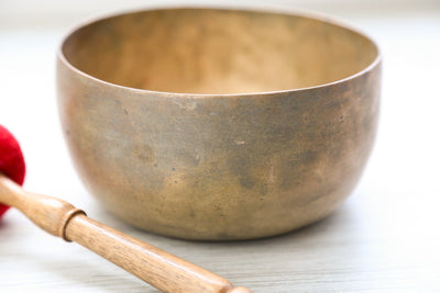 Singing Bowls Antique Singing Bowl Throat Chakra 195Hz oldbowl628