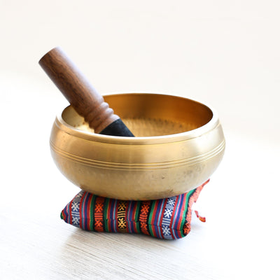 Singing Bowls Authentic Hand-Hammered Tibetan Singing Bowl Set