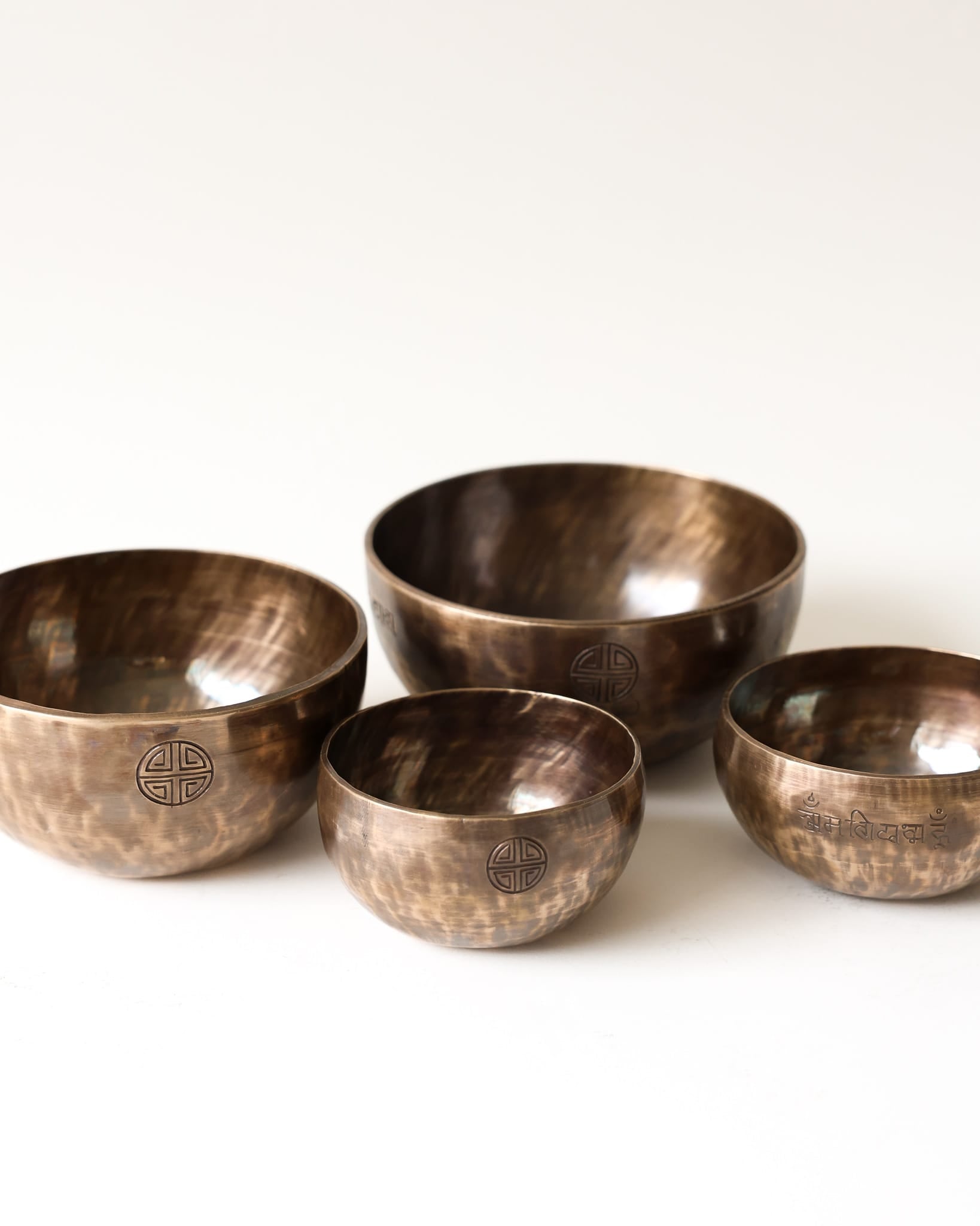 Singing Bowls Fire Horse Moon Bowl Set of 4 - Harmony & Wholeness moonbowl1087
