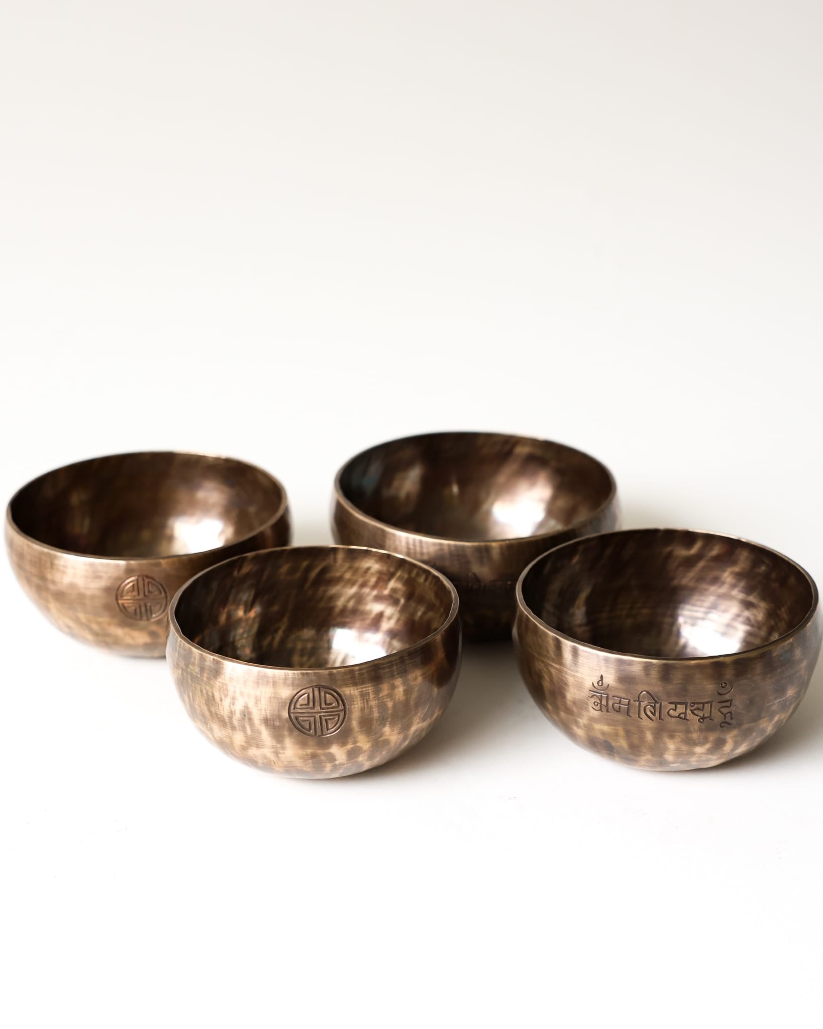Singing Bowls Fire Horse Moon Bowl Set of 4 - Harmony & Wholeness moonbowl1088