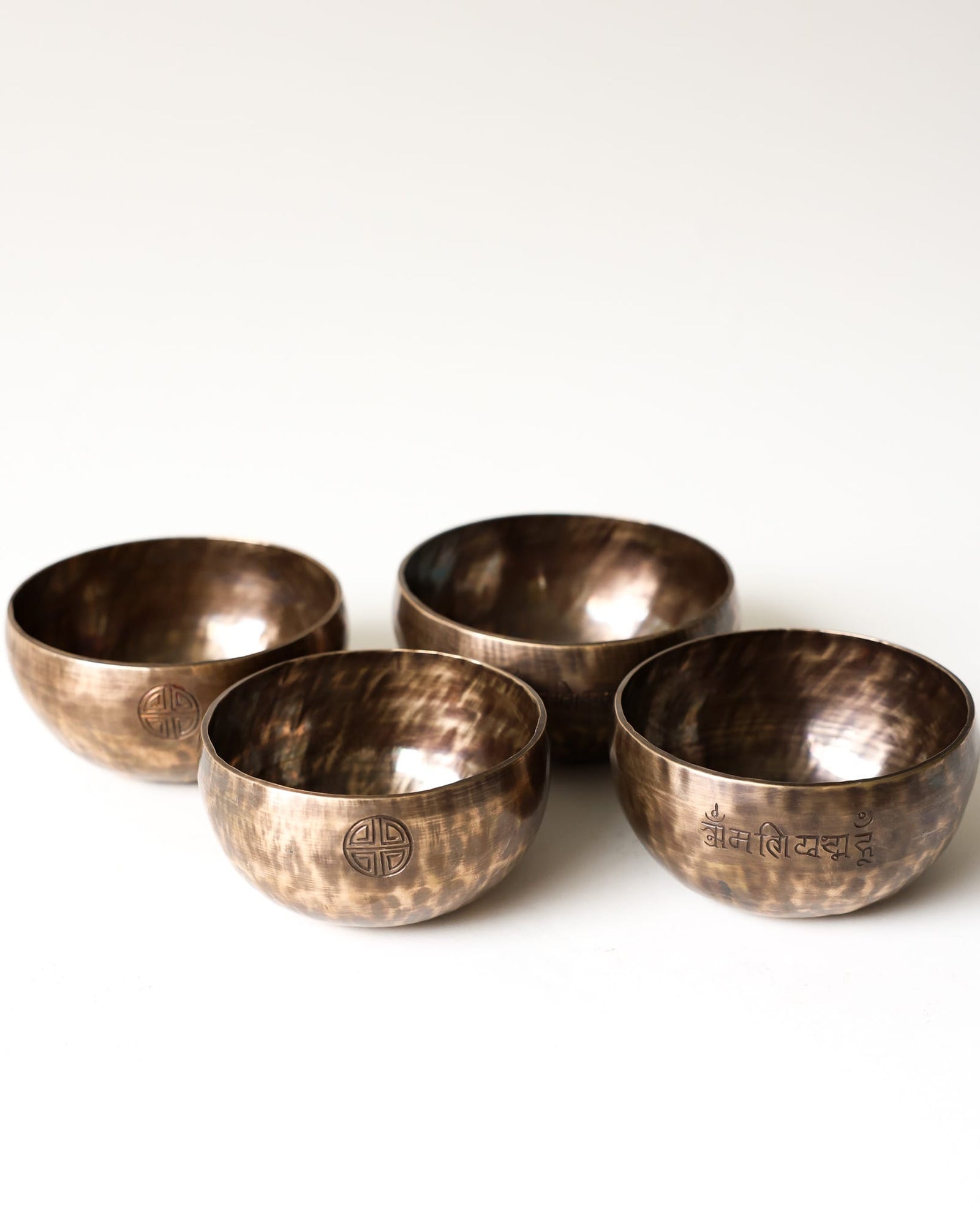Singing Bowls Fire Horse Moon Bowl Set of 4 - Harmony & Wholeness moonbowl1088