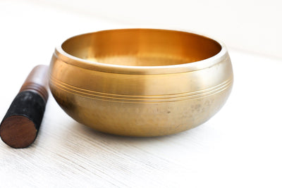 Singing Bowls Large Hand Hammered Tibetan Bowl Set