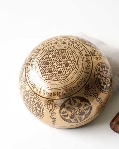 Singing Bowls Sacred Geometry Singing Bowl SB211