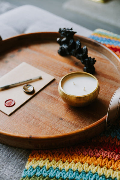 Singing Bowls Singing Bowl Candle - Sandalwood & Amber home021