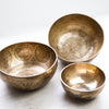 Singing Bowls Tibetan Astrology, Sky, & Citipati Etched Singing Bowl Set SB203