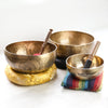 Singing Bowls Tibetan Astrology, Sky, & Citipati Etched Singing Bowl Set SB203