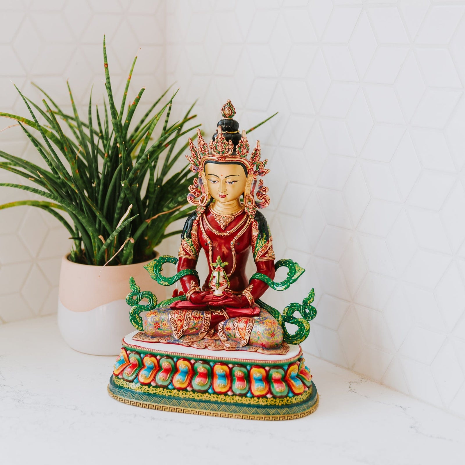 Statues Boundless Compassion Apparmita Buddha Statue ST295