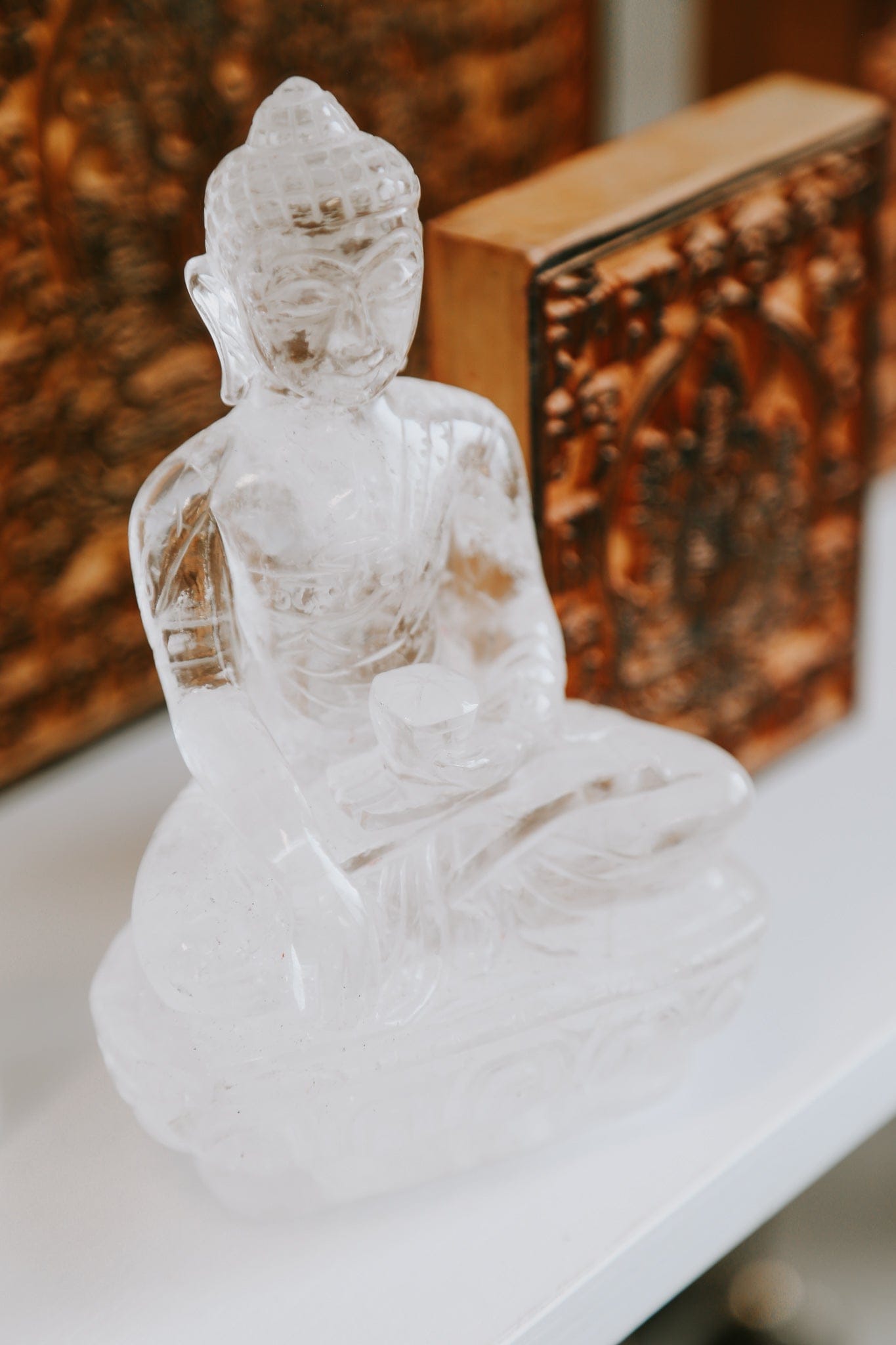 Statues Himalayan Crystal Medicine Buddha Healing Statue ST314