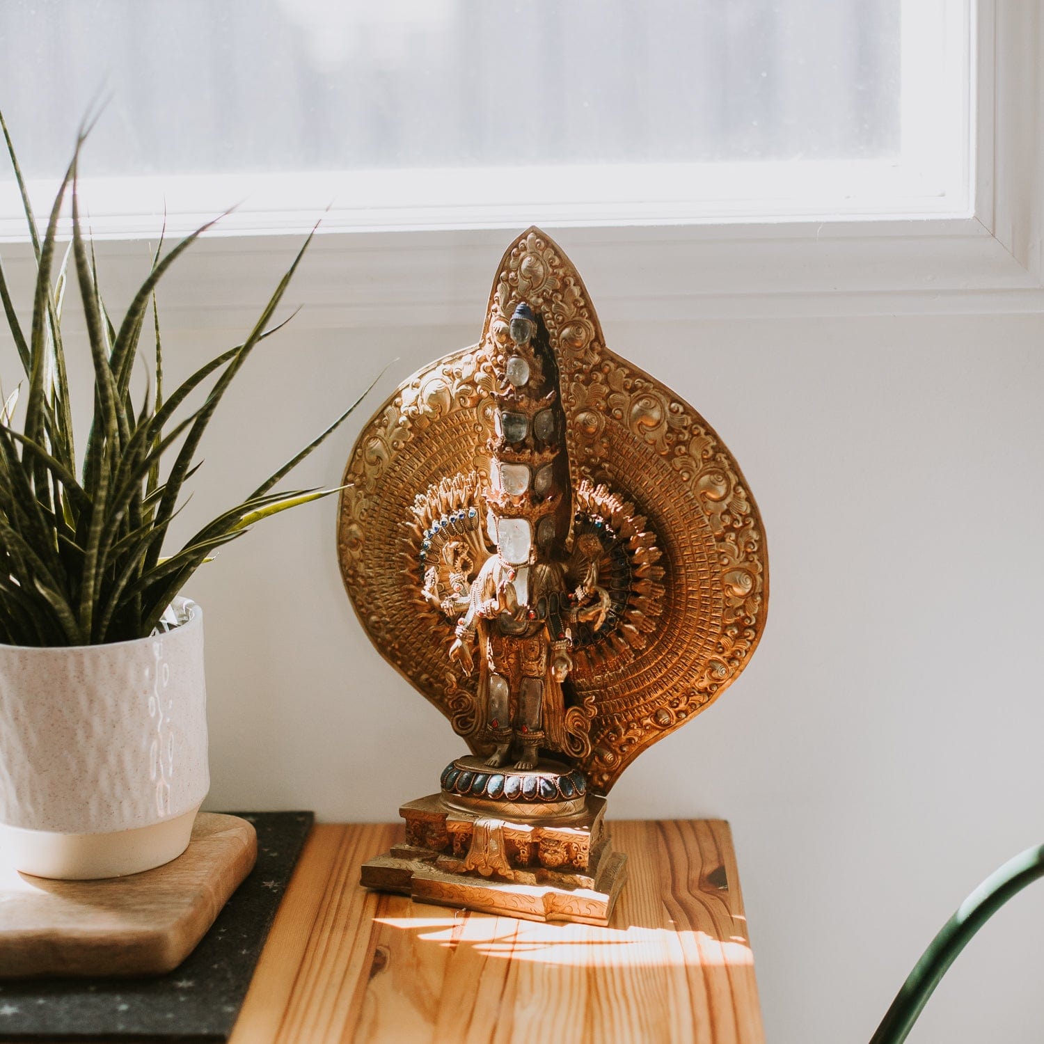 Statues Masterpiece Avalokiteshvara Crystal Statue ST284