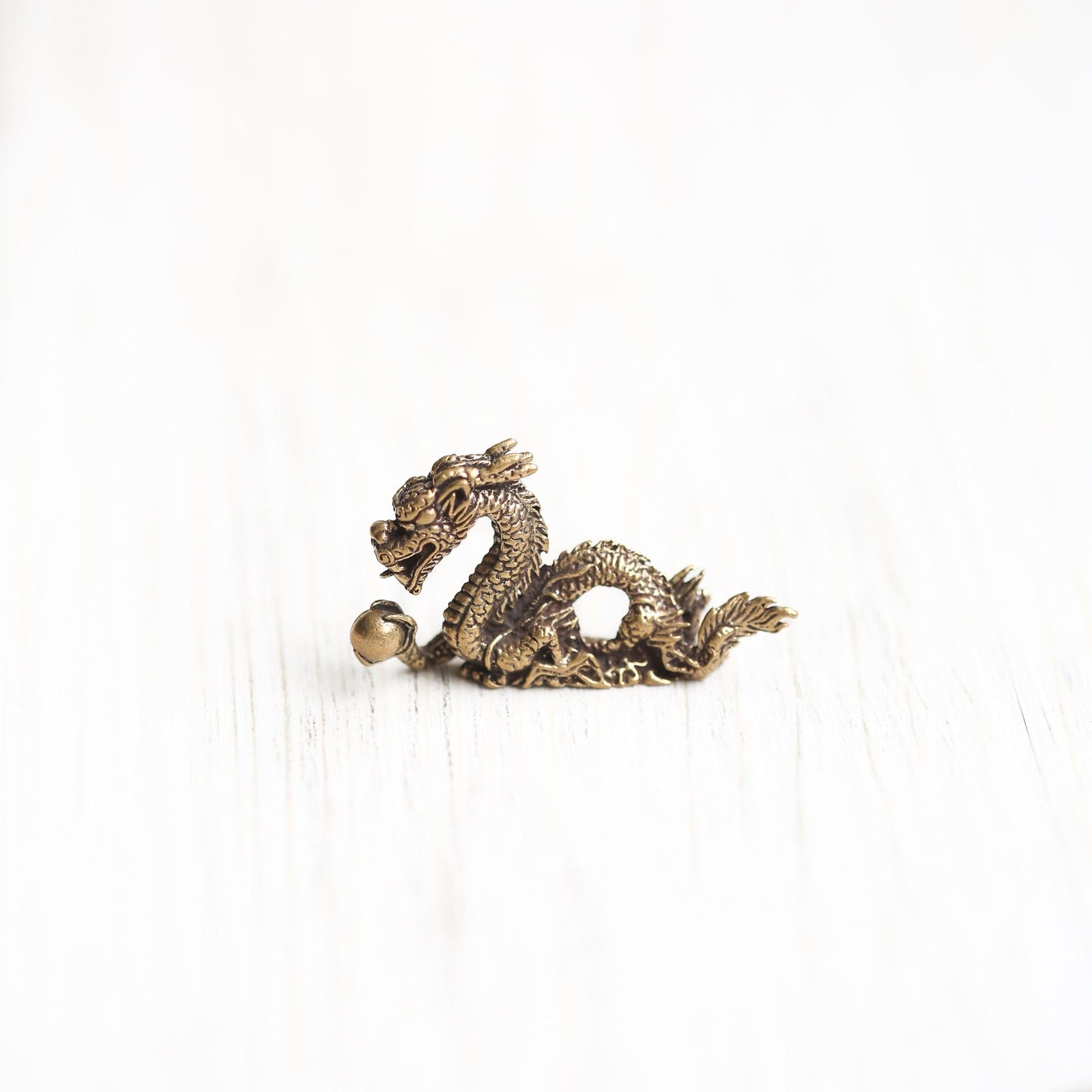 Statues Mini Brass Dragon Statue ST311