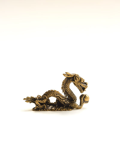 Statues Mini Brass Dragon Statue ST311