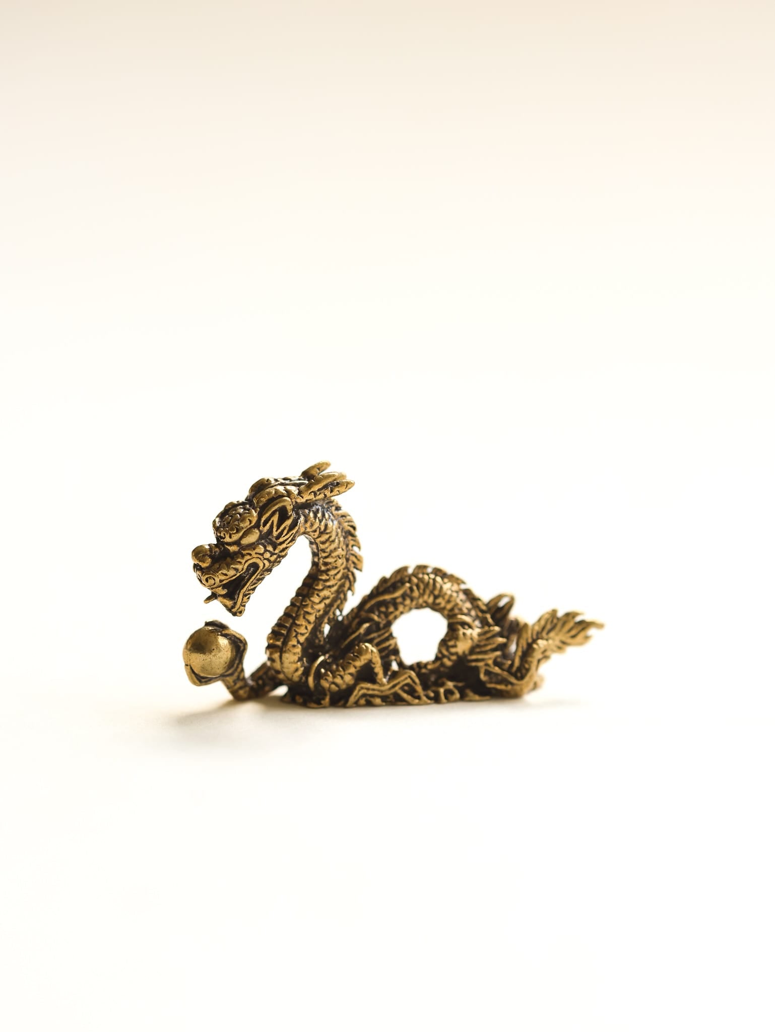Statues Mini Brass Dragon Statue ST311