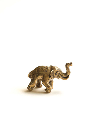 Statues Tiny Brass Elephant Statue ST184