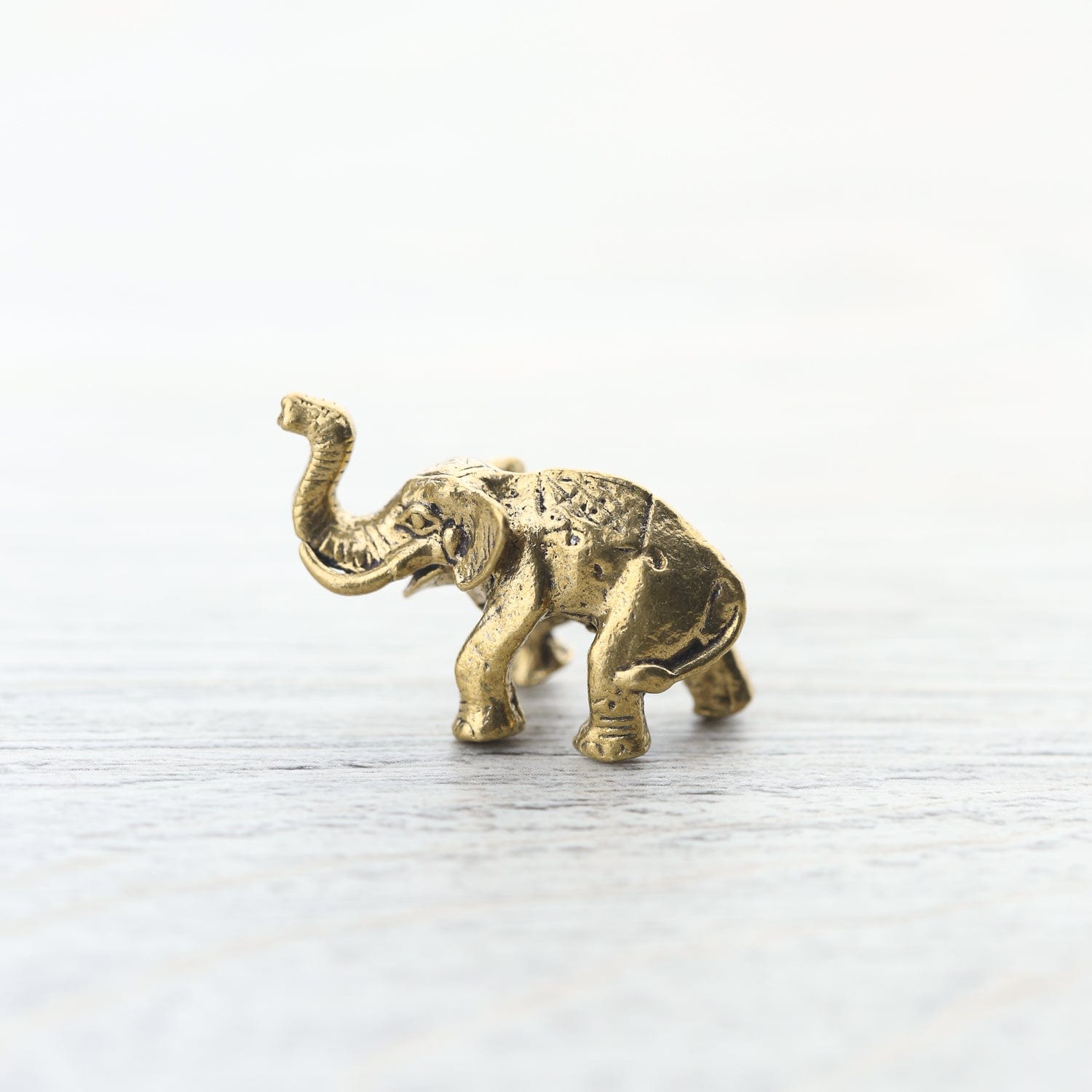 Statues Tiny Brass Elephant Statue ST184