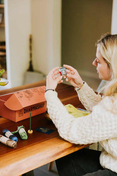 Thangkas Chenrezig Protection Amulet JP651