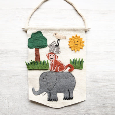 Wall Hanging Four Friends Felt Wall Hanging ST315