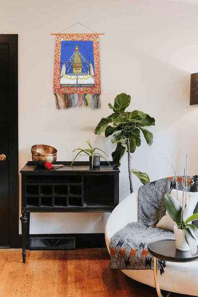 Wall Hangings Swayambhunath Sacred Stupa Wall Hanging fb061