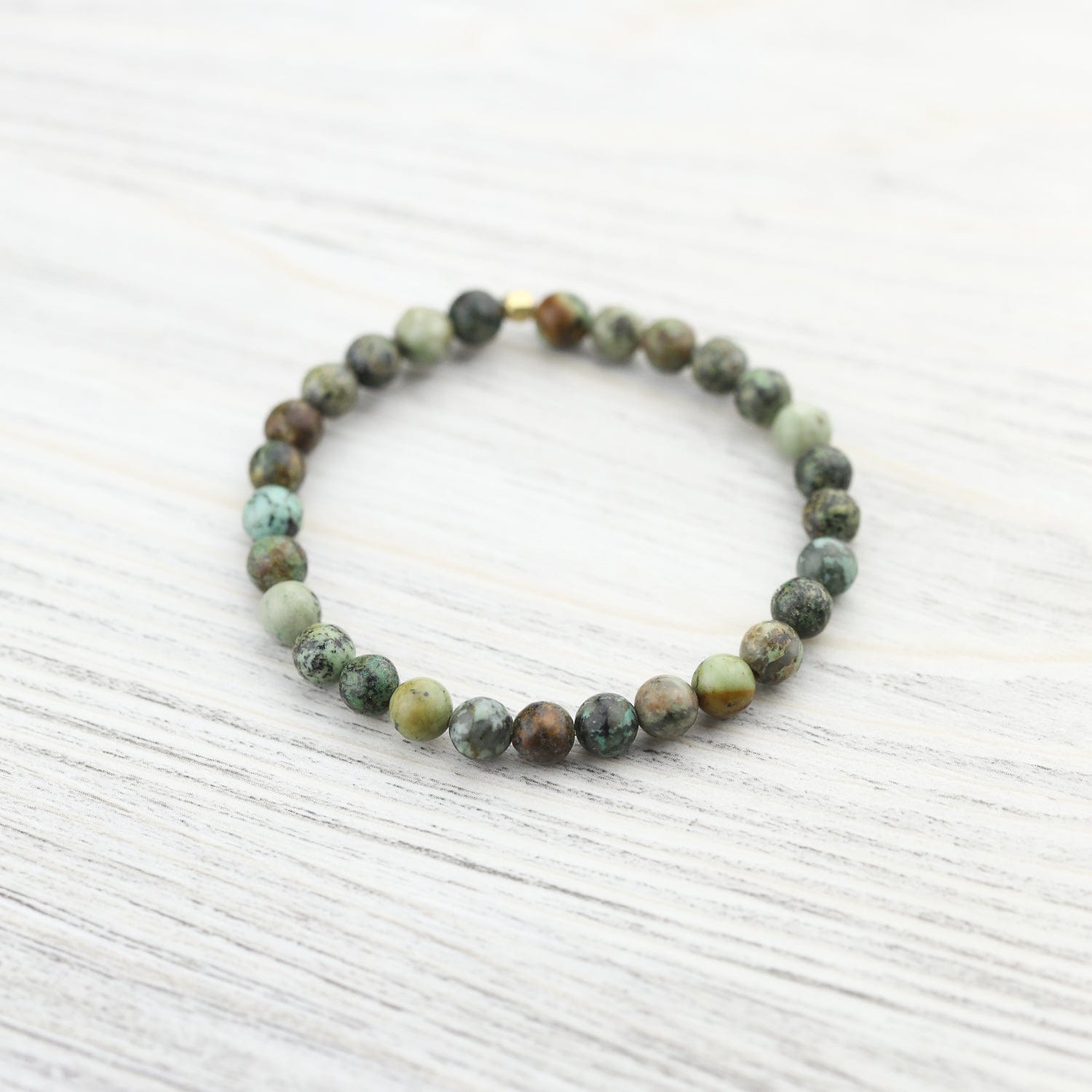 Wrist Malas African Turquoise Mala Bracelet