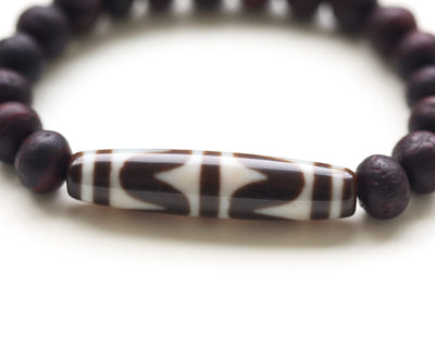 Wrist Malas Antique Bodhi Dzi Bracelet